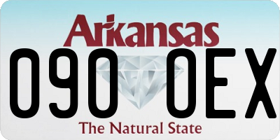 AR license plate 090OEX