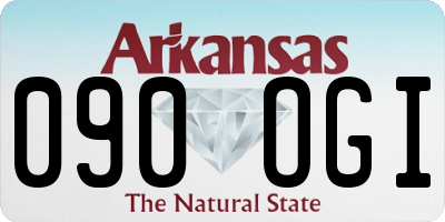 AR license plate 090OGI