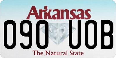 AR license plate 090UOB