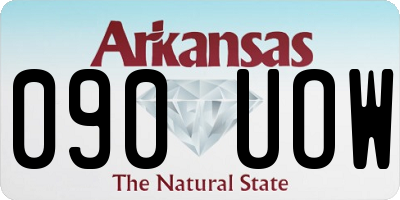 AR license plate 090UOW