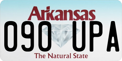 AR license plate 090UPA