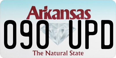 AR license plate 090UPD