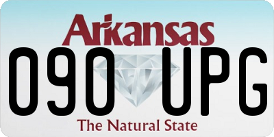 AR license plate 090UPG