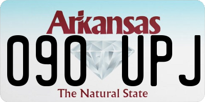 AR license plate 090UPJ