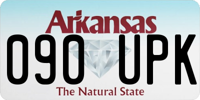 AR license plate 090UPK