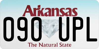 AR license plate 090UPL
