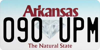 AR license plate 090UPM