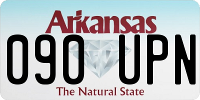 AR license plate 090UPN