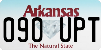 AR license plate 090UPT