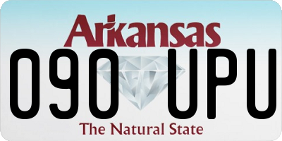 AR license plate 090UPU