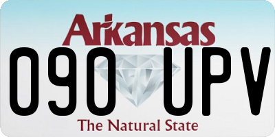 AR license plate 090UPV