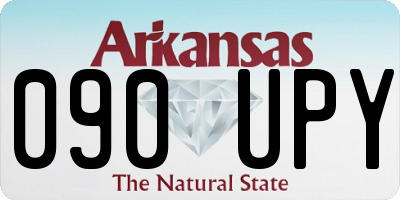 AR license plate 090UPY