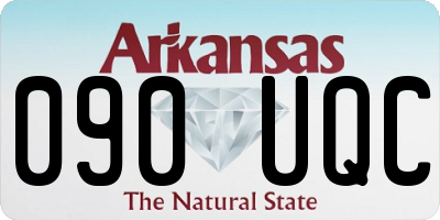 AR license plate 090UQC