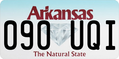 AR license plate 090UQI