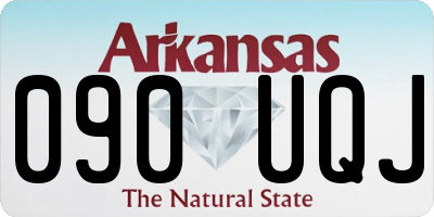 AR license plate 090UQJ