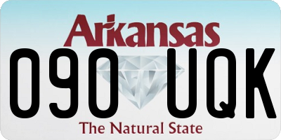 AR license plate 090UQK