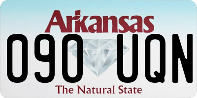 AR license plate 090UQN