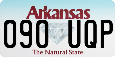 AR license plate 090UQP
