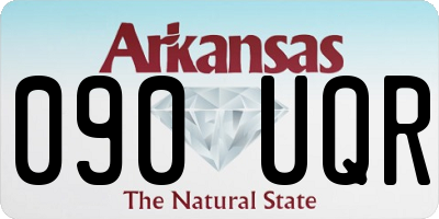 AR license plate 090UQR