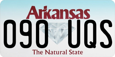 AR license plate 090UQS
