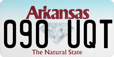 AR license plate 090UQT
