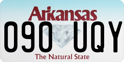 AR license plate 090UQY