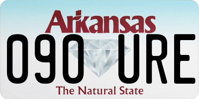 AR license plate 090URE