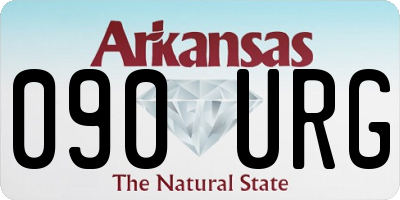 AR license plate 090URG