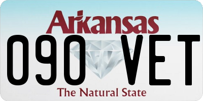 AR license plate 090VET