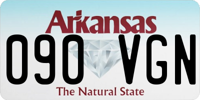 AR license plate 090VGN