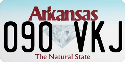 AR license plate 090VKJ