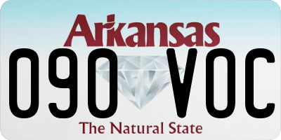 AR license plate 090VOC