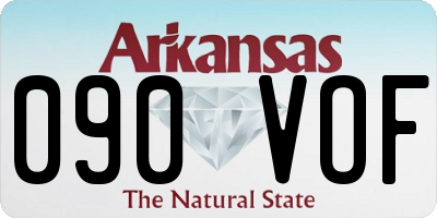 AR license plate 090VOF