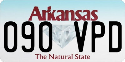 AR license plate 090VPD