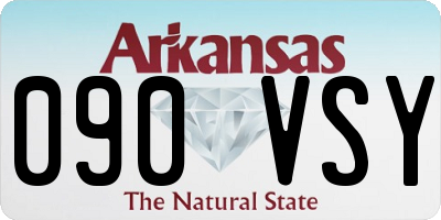 AR license plate 090VSY