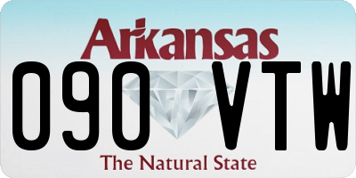 AR license plate 090VTW