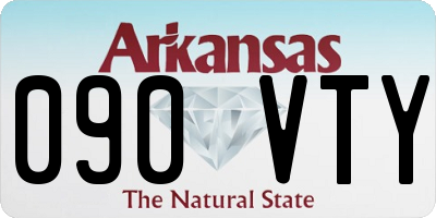 AR license plate 090VTY