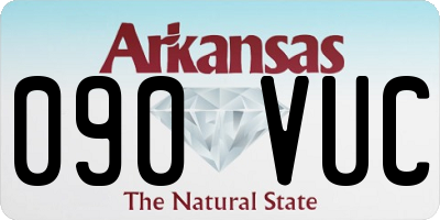 AR license plate 090VUC