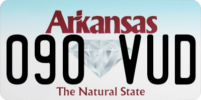 AR license plate 090VUD