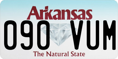 AR license plate 090VUM