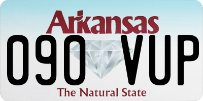 AR license plate 090VUP