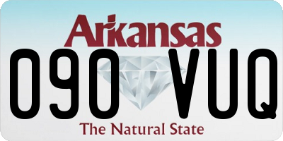 AR license plate 090VUQ