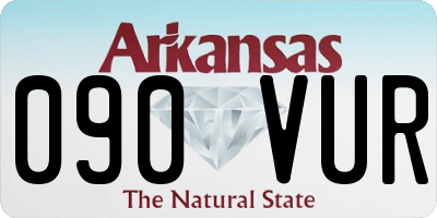 AR license plate 090VUR