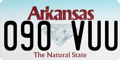 AR license plate 090VUU