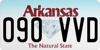 AR license plate 090VVD