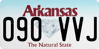 AR license plate 090VVJ