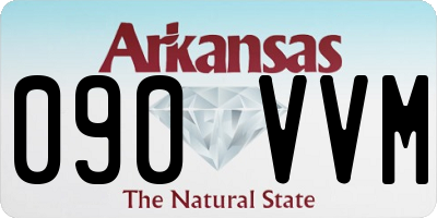AR license plate 090VVM