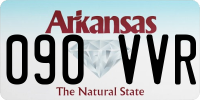 AR license plate 090VVR