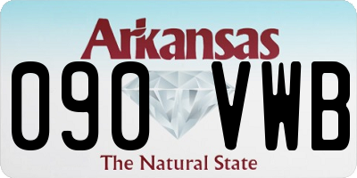 AR license plate 090VWB