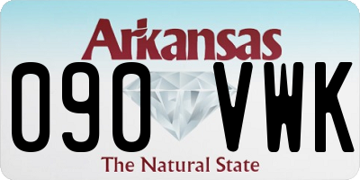 AR license plate 090VWK